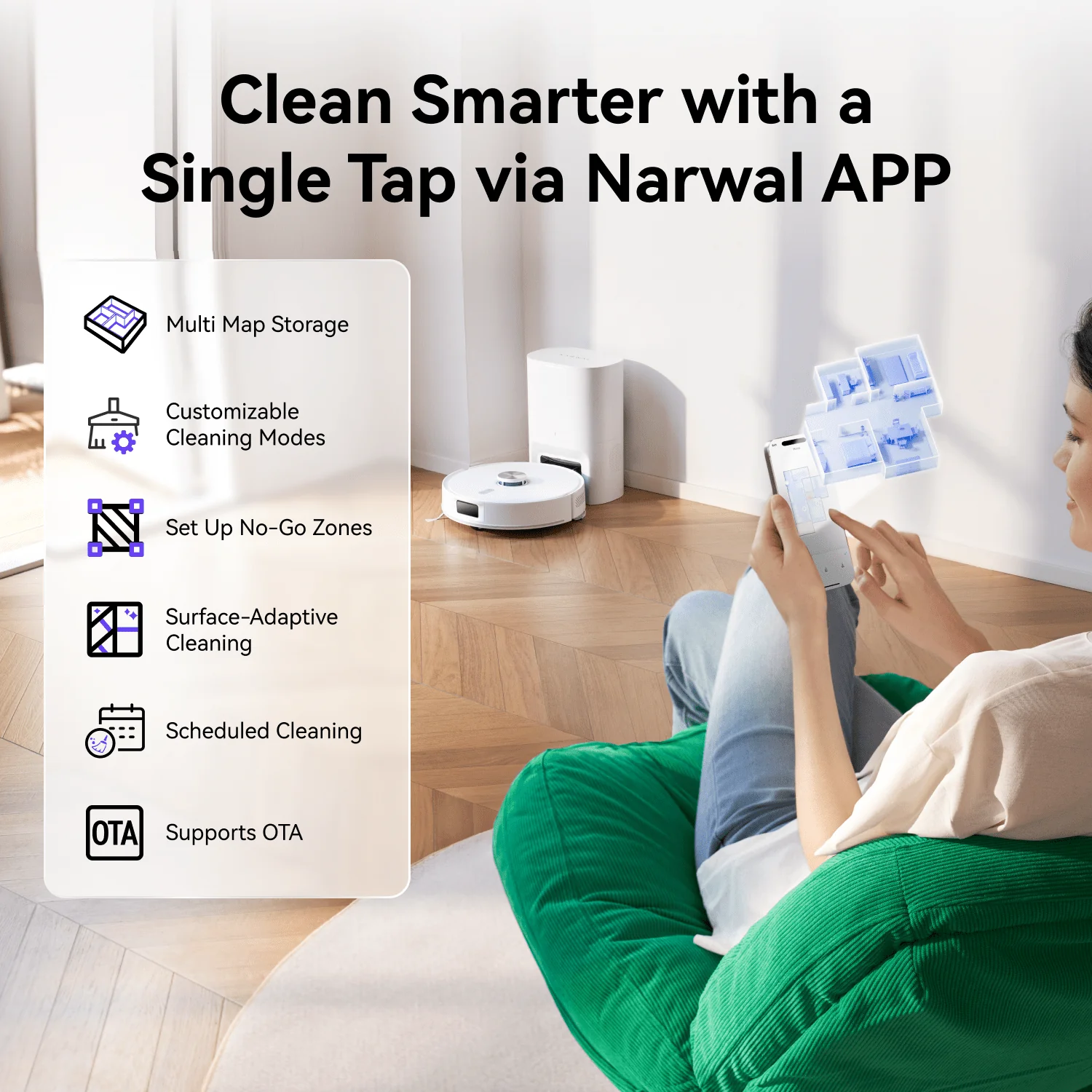 Narwal Freo S Robot Vacuum & Mop - Image 9